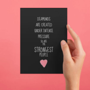 Starka människor Inspirerande Uppmuntrande Vykort