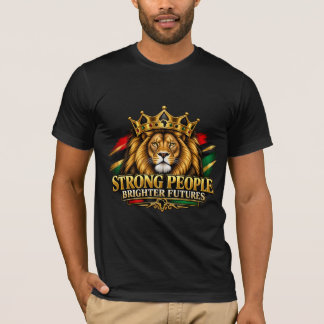 Starka människor ljusare framtid Lion Crown T Shirt