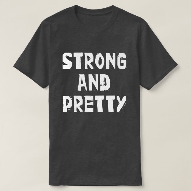 Starka och Söt-Worlds Strongest Man T-Shirt (Design framsida)