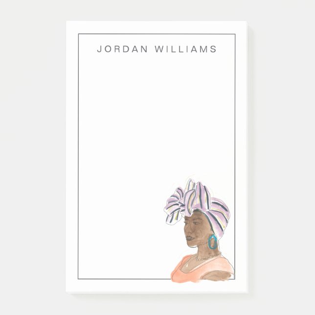 Starka och vackra kvinnor post-it block (Framsida)