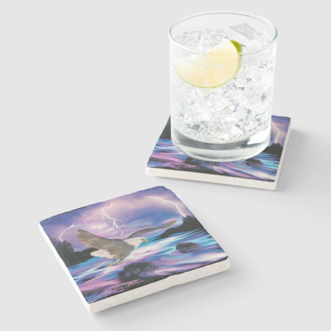 Starka Örn Stone Underlägg (Sidan)