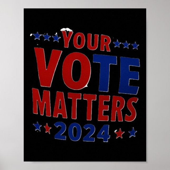 Stärka röstningen i valet 2024 poster (Framsidan)