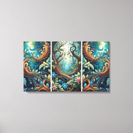 Starka rötter canvastryck