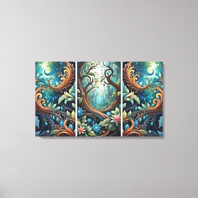 Starka rötter canvastryck (Framsida)