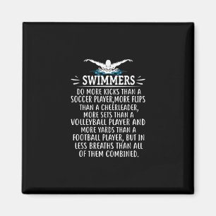 Starka simmare Simma Swimming-gåvor För manar kv Magnet
