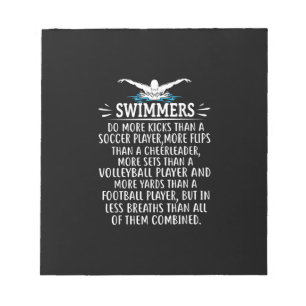 Starka simmare Simma Swimming-gåvor För manar kvin Anteckningsblock
