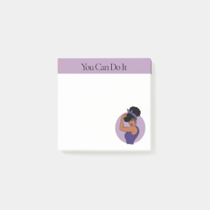 Starka svarta Woman Post it Notes Post-it Block
