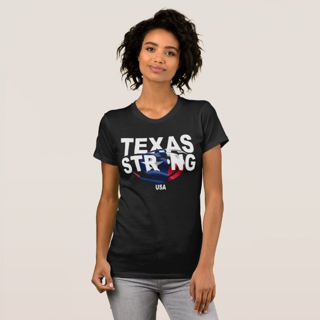Starka Texas - USA skjorta T Shirt (Hel framsida)