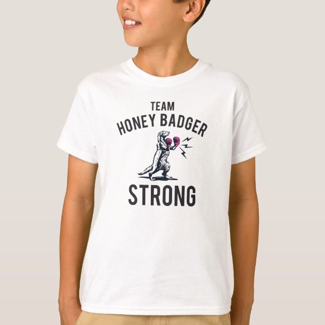 Starka ungar för honey badger t-shirt (Framsida)