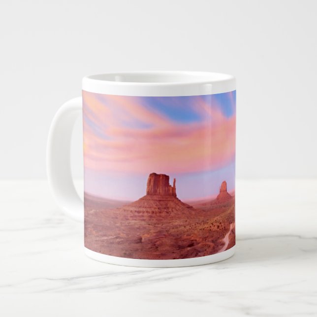 Starka Vind över Desert Valley Jumbo Mugg (Framsida vänster)
