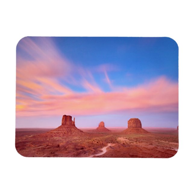 Starka Vind över Desert Valley Magnet (Horisontell)