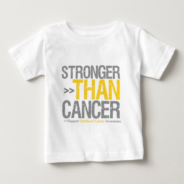 Starkare än cancer - barndomcancer tee shirt (Framsida)