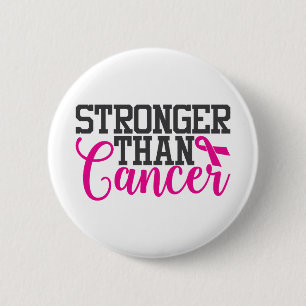 Starkare än cancer Bröstcancer Motivering Knapp