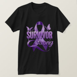 Starkare än cancer Inspirerande T-shirt – Hopp