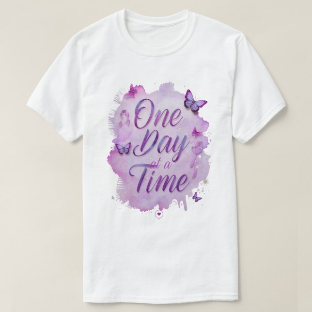 Starkare än cancer Inspirerande T-Shirt – Hopp  (Design framsida)