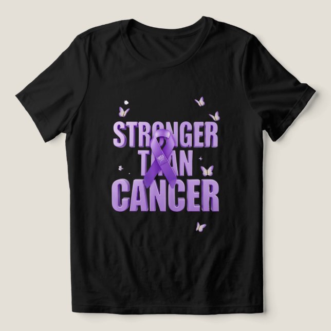 *Starkare än cancer - Inspirerande t-shirt – Hopp (Design Framsida)