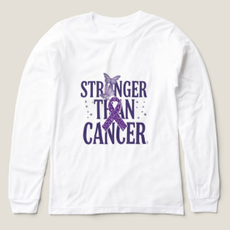 Starkare än cancer Inspirerande Tri-Blend Tröja