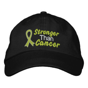 Starkare än cancer - Lymphoma Broderad Keps