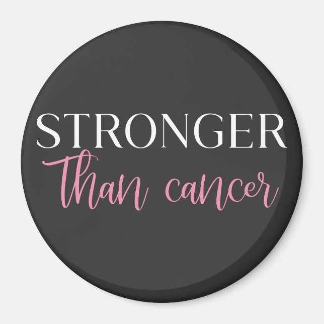Starkare än Cancer Magnet (Framsidan)