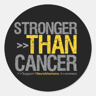 Starkare än cancer - Neuroblastoma Runt Klistermärke