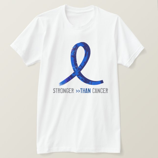 Starkare än cancer Shirt T Shirt (Design framsida)