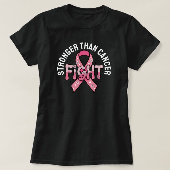 Starkare än cancer t shirt (Design framsida)