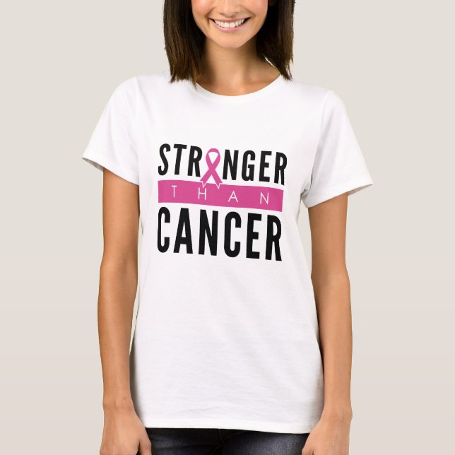 Starkare än cancer t shirt (Framsida)
