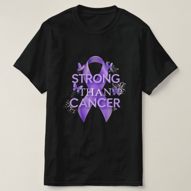 Starkare än cancer T-shirt (Design framsida)