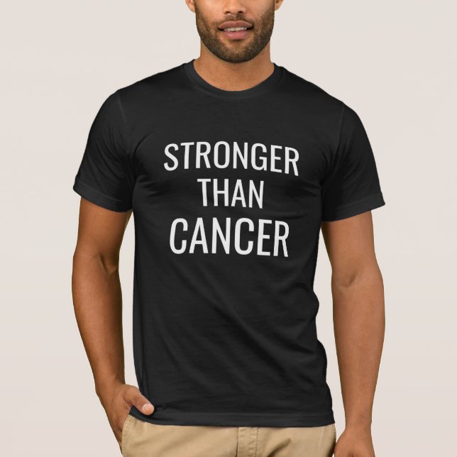 Starkare än cancer t shirt (Framsida)