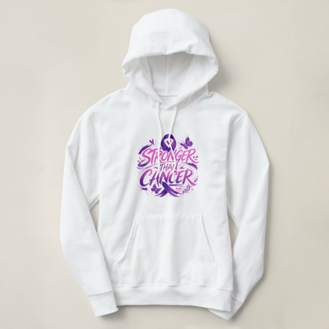 Starkare än cancer t-shirt (Design framsida)