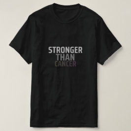 Starkare än cancer-tröja – Modig medvetenhetskriga T Shirt