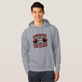 Starkare än din uttrycksfulla motiv hoodie