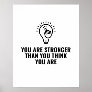 Starkare än du tänka poster