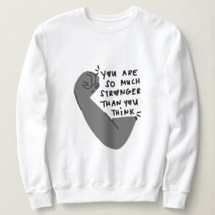 Starkare än du tror – Empowering Typography T Shirt