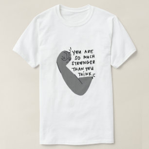 Starkare än du tror – Empowering Typography T Shirt