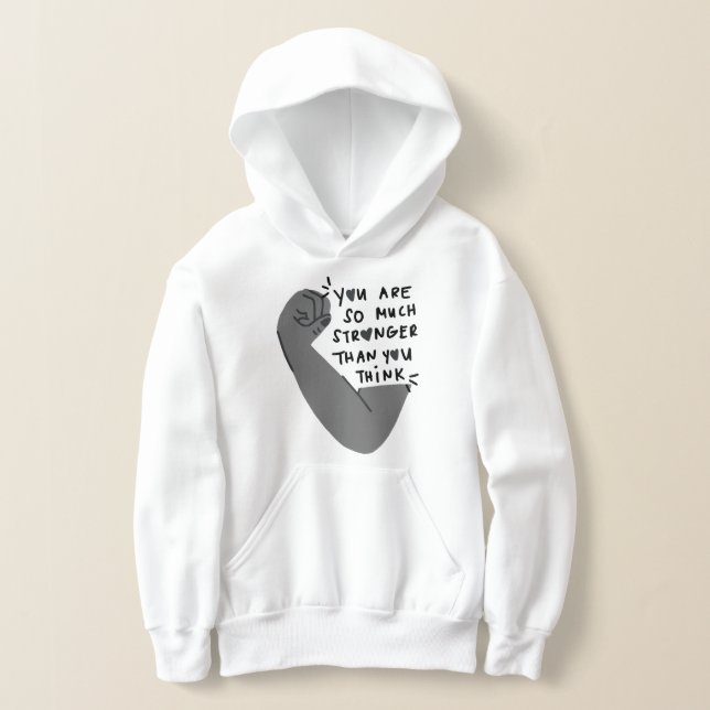 Starkare än du tror – Empowering Typography T Shirt (Laydown)