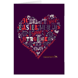 Starkare än någonsin hälsningskort