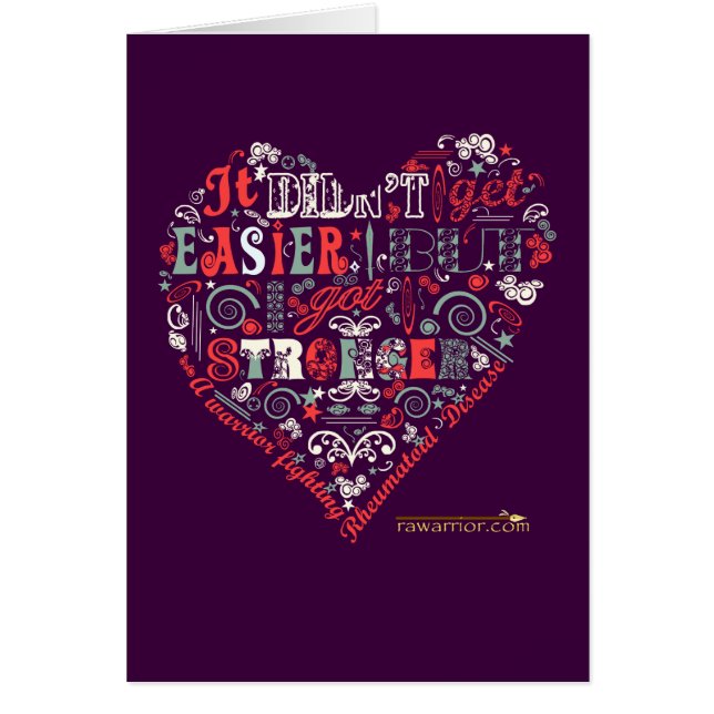 Starkare än någonsin hälsningskort (Framsidan)