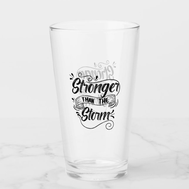 Starkare än stormen glaskopp (Framsida)