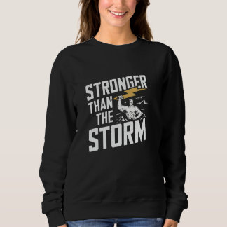 Starkare än stormen kristen tro övervinner t shirt