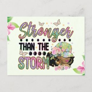 Starkare än stormen, melanin, sista, svart gir vykort