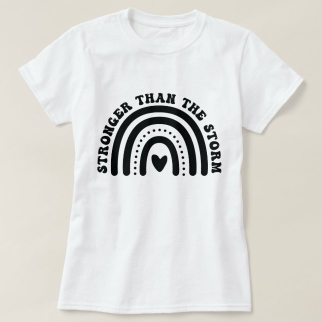Starkare än stormen t shirt (Design framsida)