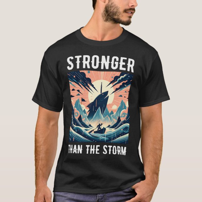 Starkare än stormen t shirt (Framsida)
