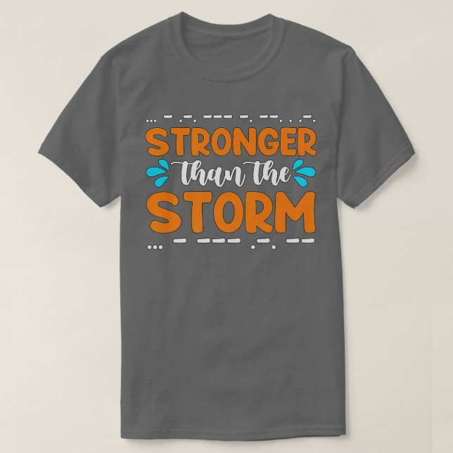 Starkare än stormradiooperatören Amateur T Shirt (Design framsida)