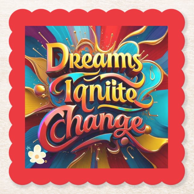 "Starkare drömmar" Underlägg Papper (Framsida)