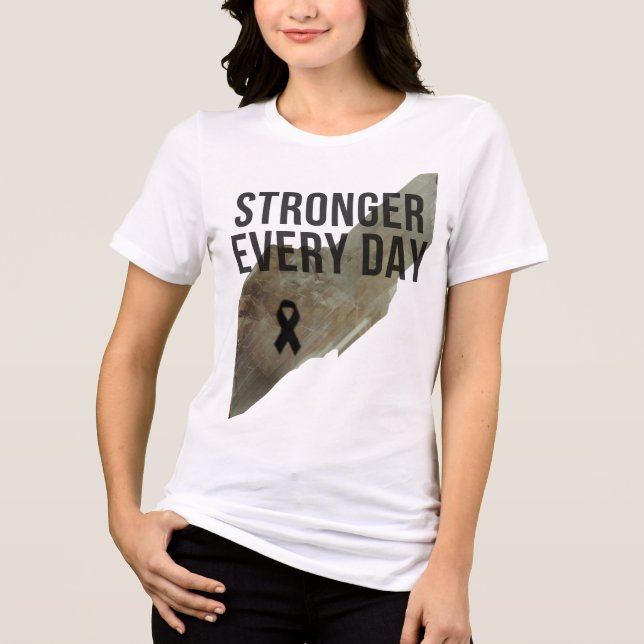 Starkare för varje dag Kvinnors T-shirt – Inspirer (Framsida)