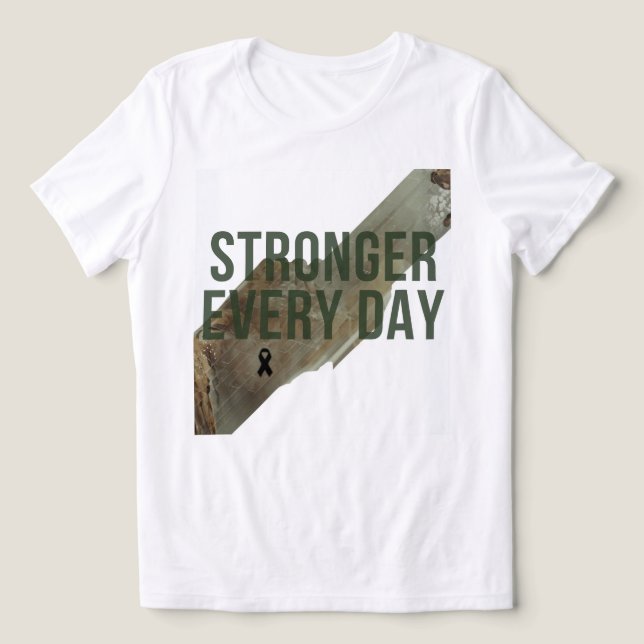 Starkare för varje dag Kvinnors T-shirt – Inspirer (Design Framsida)