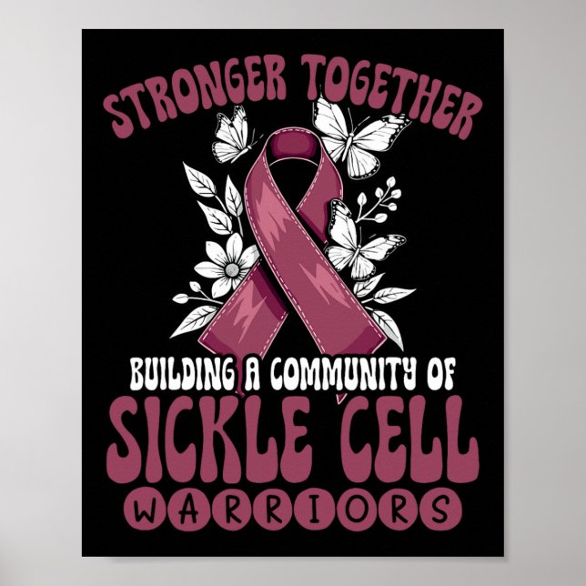 Starkare gemenskap av sicklecellWarrior Poster (Framsidan)