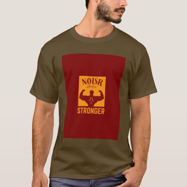 Starkare Gym Motivation T-Shirt (Framsida)