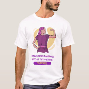 Starkare krigare: Battling Endometriosis Togeth T Shirt